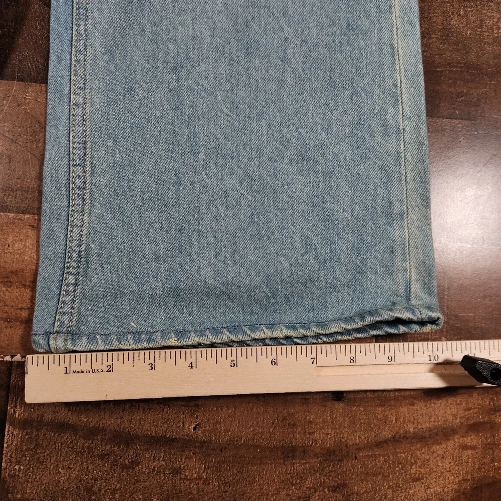 Polo Ralph Lauren Bear Baggy Jeans Mens 34x27 Blue Pants Dubai Preppy